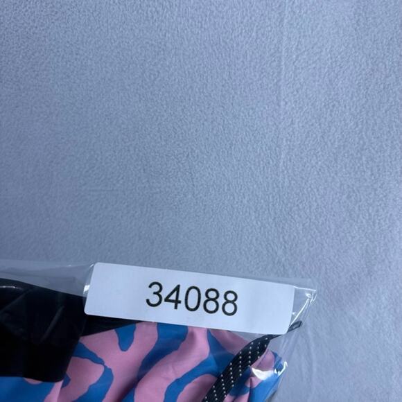 Quiksilver Board Shorts Men's 31 Pink Blue Black Surf Silk Straight Surf NEW - Picture 10 of 10